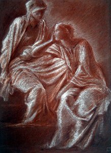 Study of Female Figures by Edward Coley Burne Jones