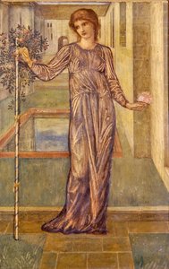 The Garland by Edward Coley Burne Jones