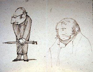 Two Patrons by Edward Coley Burne Jones