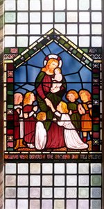 Detail of Christ Blessing the Children by Edward Burne Jones