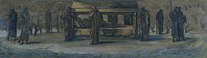 King Arthur at Avalon, c.1890 by Edward Coley Burne Jones