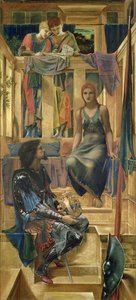 King Cophetua and the Beggar Maid - Cartoon Study, 1883