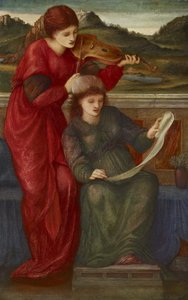 Music, 1877 by Edward Burne Jones