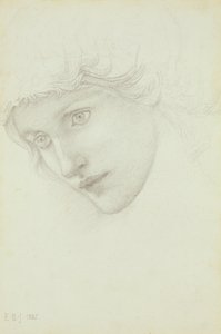 Study for the Head of a Mermaid by Edward Burne Jones