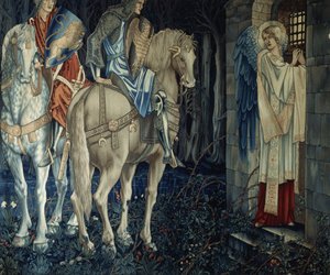 The Failure of Sir Gawain and Sir Ewain to Achieve the Holy Grail by Edward Burne Jones