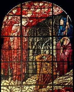 The Nativity Window (detail), The Shepherds, 1888
