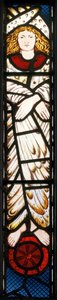 The New Jerusalem, Angel (detail) by Edward Burne Jones
