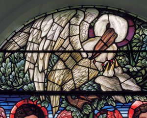 The Pelican In Her Piety by Edward Coley Burne Jones