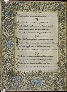 The Rubaiyat of Omar Khayyam, Verses 71 - 73