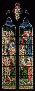 Angels of Paradise, Angel Musicians by Edward Coley and Dearle Burne Jones