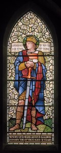King Ethelbert by Edward Coley and Dearle Burne Jones