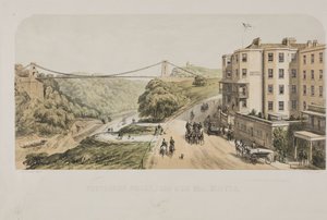 Suspension Bridge, from Sion Hill, Clifton, c.1875 by Edward Colston Lavars