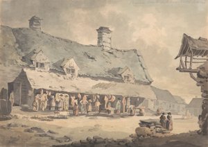 Corwen Marketplace, North Wales by Edward Dayes