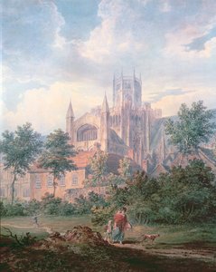 Ely Cathedral from the South East (detail) by Edward Dayes