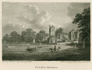 Putney Bridge, London by Edward Dayes