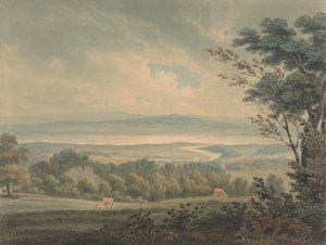 The Meeting of the Rivers Severn and Wye, near Chepstow by Edward Dayes
