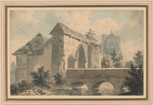 Waltham Abbey, Essex by Edward Dayes