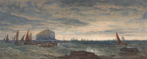 The Bass Rock at Dawn