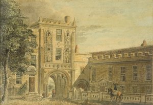 North view of the College Gateway by Edward Eyre