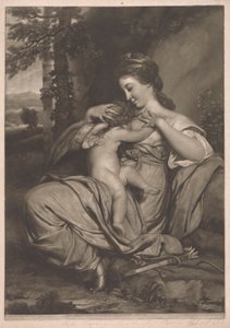 Miss Morris, as Hope Nursing Cupid