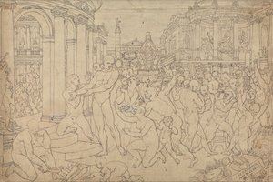 Gross Study for St. Paul at Ephesus by Edward Francis Burney