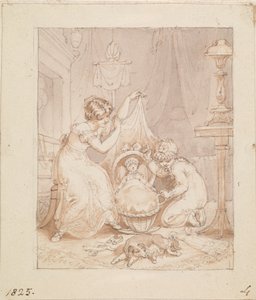 Illustration for The New Doll: Untitled by Edward Francis Burney