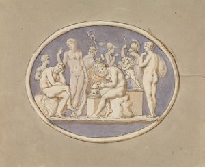 Vulcan and The Gods and Goddesses by Edward Francis Burney