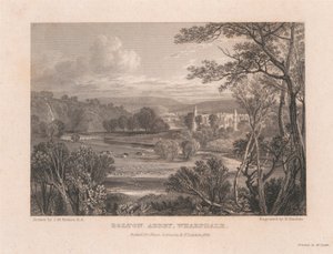 Bolton Abbey, Wharfdale by Edward Francis Finden