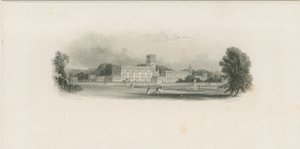 Trentham Hall by Edward Francis Finden