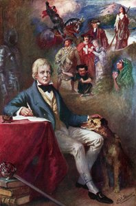 Sir Walter Scott and some of the most famous of his creations