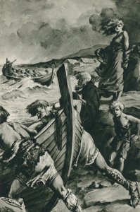 The Vikings who sailed out from the fjords of Norway and found America long before Columbus