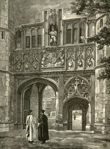 Principal Gateway, Trinity College, late 19th century by Edward Gascoin