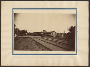 Railroad Station, Maple City by Edward H. Hart