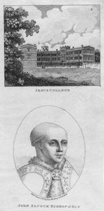Jesus College, John Alcock Bishop of Ely, 1801