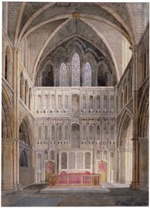 Interior view looking towards the altar, St Saviour