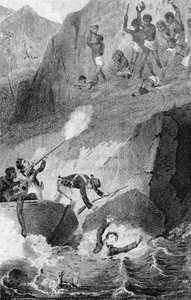 The Death of Mungo Park, 1806 by Edward Henry Corbould