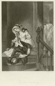 The First Meeting by Edward Henry Corbould