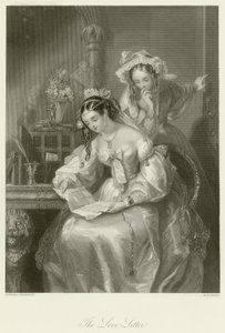 The Love Letter by Edward Henry Corbould