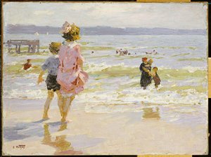 At the Seashore by Edward Henry Potthast