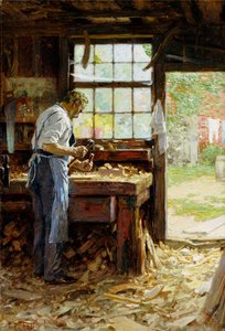 Village Carpenter by Edward Henry Potthast