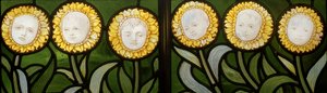 Mary, Mary, Quite Contrary, Flowers (detail) by Edward Holmes Jewitt