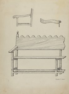 Mission Bed by Edward Jewett