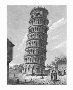 The Leaning Bell-Tower, at Pisa