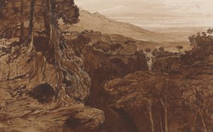Bavella, Corsica by Edward Lear