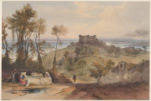 Bracciano Views of Rome and Its Environs, Plate 2 by Edward Lear