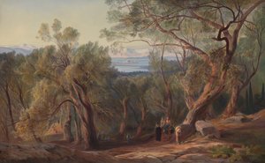 Corfu from Santa Decca, 1862