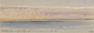 Gebel Sheikh Eredi, (pigeon house of Er Raineh) by Edward Lear