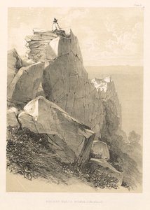Illustrated Excursion in Italy vol. II: Ancient Walls, Monte Circello by Edward Lear