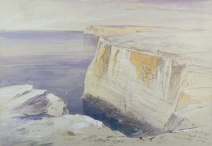Malta, Near St. Angelo Hal Far by Edward Lear