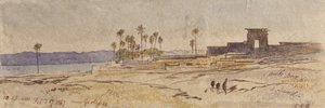 Near Gertassee; 10:25 A.M., 17 Feb. 1867 by Edward Lear